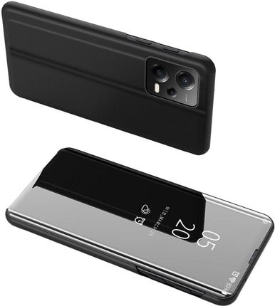 Clear View Case Etui Do Xiaomi Redmi Note 12 Pro Poco X5 Pro 5G Pokrowiec Z Klapką Czarne