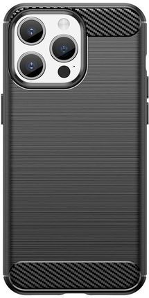 Elastyczne Etui Wzór Karbon Do Iphone 15 Pro Max Carbon Case Czarne