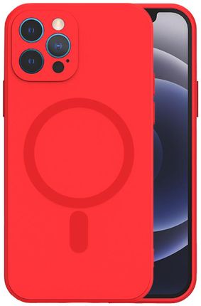 Tel Protect Magsilicone Case Do Iphone 12 Pro Czerwony
