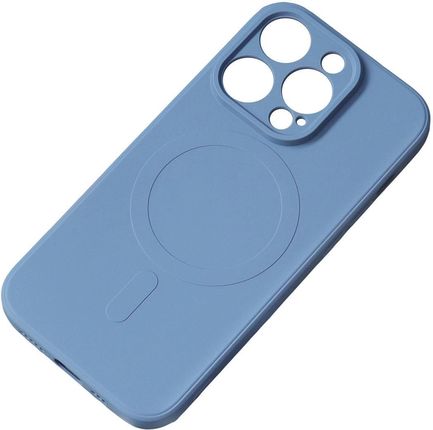 Silikonowe Magnetyczne Etui Iphone 14 Plus Silicone Case Magsafe Ciemnoniebieskie