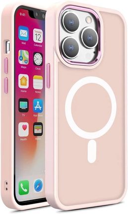 Magnetyczne Etui Z Magsafe Color Matte Case Do Iphone 14 Pro Max Różowe