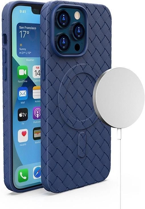 Étui Magnétique Magsafe Pour IPhone 11 à 14 Pro – Housse Avec Portefeuille – Violet