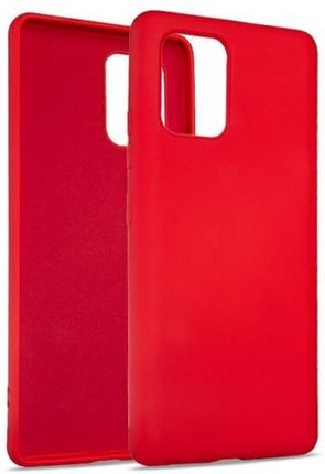 Beline Etui Silicone Samsung S10 Lite G770 A91 Czerwony Red