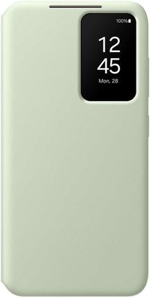 Samsung Oryginalne Etui Pokrowiec Do Galaxy S24 Kieszeń Na Kartę Smart View Wallet Jasnozielone