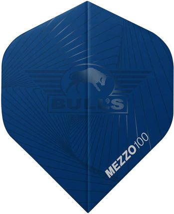 Zestaw piórek Bull's Mezzo 100 No.2 Flights 5 kpl., Kolor: Niebieski
