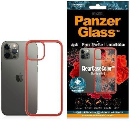 Panzerglass Clearcase Iphone 12 Pro Max Mandarin Red Ab