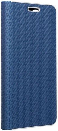 Forcell Kabura Luna Book Carbon Do Samsung Galaxy Xcover 4 Niebieski
