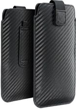 Forcell Futerał Pocket Carbon Model 15 Do Samsung A41 S20 A6 2018 A20E Huawei P20 Y5 201