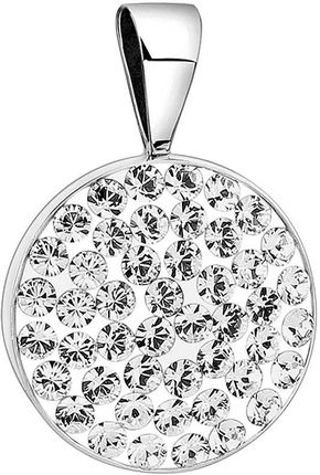 Nenalina Damski Wisior Circle Pendant Mieniący Się Kryształami W Srebrze Próby 925 Sterling Silver Wisiorki