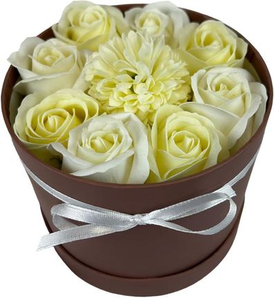 Amtii Kwiaty Mydlane Flowerbox Zakurzony Róż Okrągły Róże Mydlane (1005216)