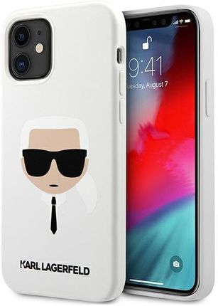 Karl Lagerfeld Klhcp12Sslkhwh Iphone 12 Mini 5 4" Biały White Hardcase Silicone Karl`S Head