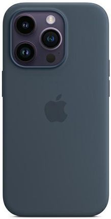 Apple Etui Mptq3Zm A Iphone 14 Pro Max 6 7" Magsafe Niebieski Storm Blue Silicone Case