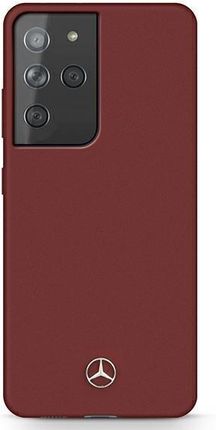 Mercedes Mehcs21Lsilre S21 Ultra G998 Czerwony Red Hardcase Silicone Line