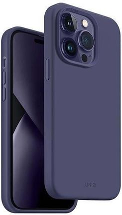 Uniq Etui Lino Iphone 14 Pro Max 6 7" Purpurowy Purple Fig