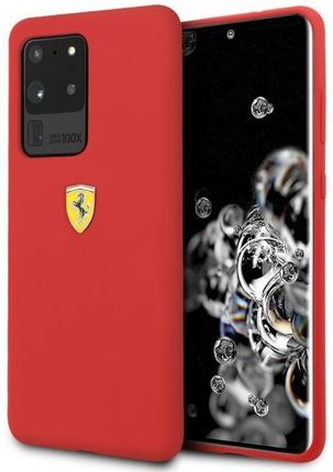 Ferrari Hardcase Fessihcs69Re S20 Ultra G988 Czerwony Red Silicone