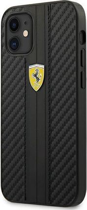 Ferrari Fesnechcp12Sbk Iphone 12 Mini 5 4" Czarny Black Hardcase On Track Pu Carbon