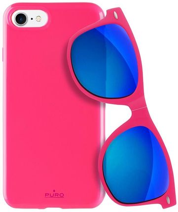 Puro Sunny Kit Zestaw Etui Iphone Se 2020 8 7 Składane Okulary Przeciwsłoneczne