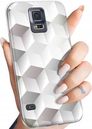 Etui Do Samsung Galaxy S5 S5 Neo 3D Geometryczne Iluzja Obudowa