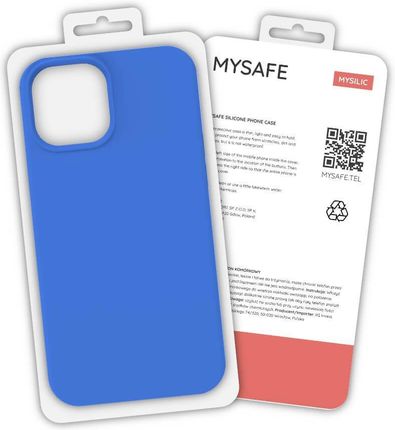 Mysafe Etui Silikonowe Iphone 13 Mini Niebieski Pudełko