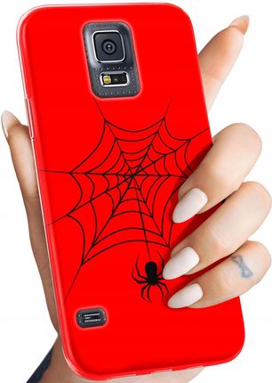 Etui Do Samsung Galaxy S5 S5 Neo Pająk Spider Pajęczyna Obudowa