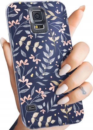 Etui Do Samsung Galaxy S5 S5 Neo Floral Botanika Bukiety Obudowa