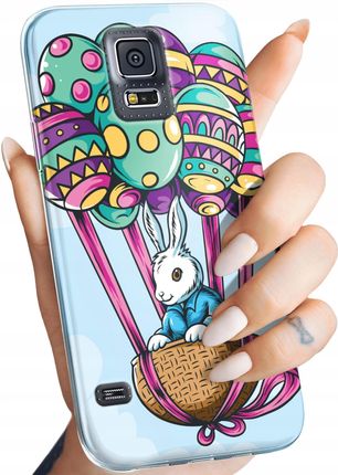 Etui Do Samsung Galaxy S5 S5 Neo Wielkanoc Jajko Królik Koszyk Case