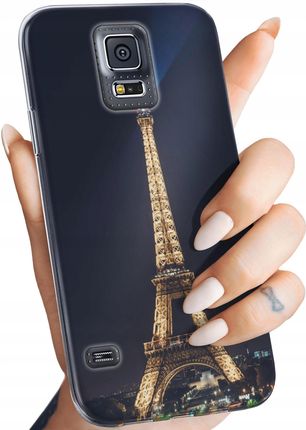 Etui Do Samsung Galaxy S5 S5 Neo Paryż Francja Eiffel Obudowa Case