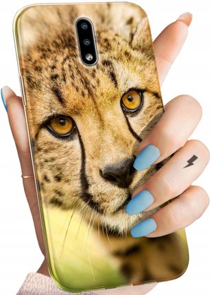 Etui Do Nokia 2 3 Gepard Cętki Panterka Obudowa Pokrowiec Case