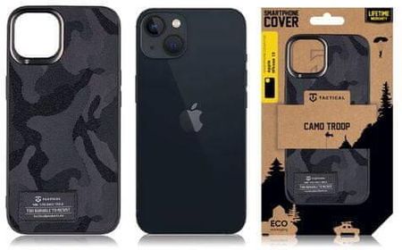 Tactical Camo Troop Cover For Apple Iphone 13 Black