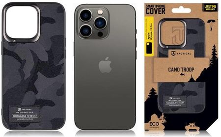 Tactical Camo Troop Cover For Apple Iphone 13 Pro Black