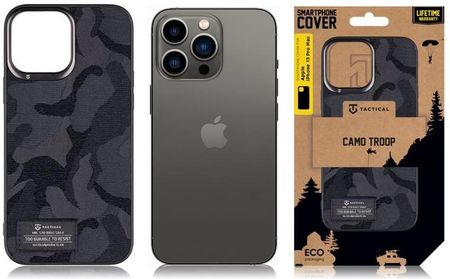 Tactical Camo Troop Cover For Apple Iphone 13 Pro Max Black