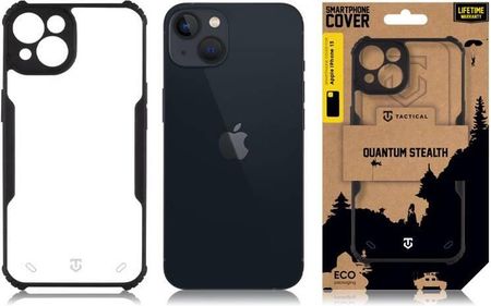 Tactical Quantum Stealth Cover For Apple Iphone 13 Clear Black