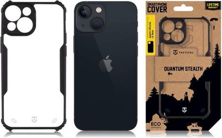 Tactical Quantum Stealth Cover For Apple Iphone 13 Mini Clear Black
