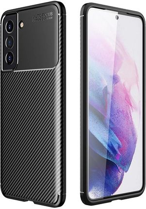 Nexeri Etui Samsung Galaxy S21 Fe Pancerne Shockproof Carbon Fiber Czarne
