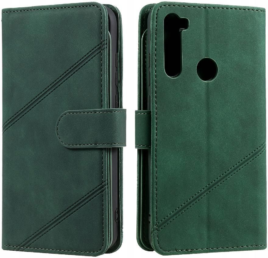 Coque Pour Xiaomi Redmi Note 8T Etui Protection Housse Premium En Cuir Pu Portefeuille Etui Telephone Fermoir Magnetique Fentes Pour Cartes Flip Case Zursana Vert