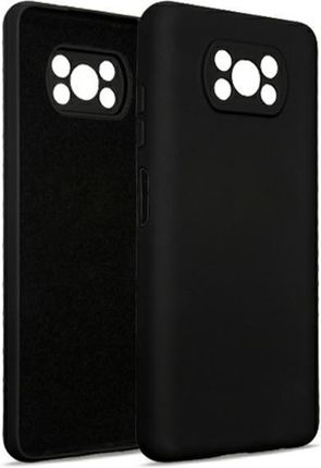 Beline Etui Silicone Xiaomi Poco X3 Czarny Black