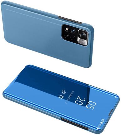Xiaomi Clear View Case Futerał Etui Z Klapką Redmi Note 11S 11 Niebieski
