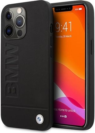 Bmw Etui Bmhmp14Xsllbk Iphone 14 Pro Max 6 7" Czarny Black Hardcase Signature Logo Imprint Magsafe