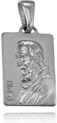 Norbisrebro Srebrny Medalik Wisiorek Święty Ojciec Pio Próba 925