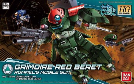 Bandai Gundam Hg 1 144 Grimoire Red Beret Model Kit 13Cm