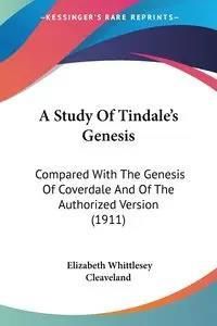 A Study Of Tindale's Genesis