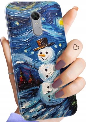 Etui Do Xiaomi Redmi Note 4 4X Bałwan Zima Śnieg Obudowa Pokrowiec