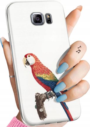 Etui Do Samsung Galaxy S6 Edge Ptaki Ptak Papuga Koliber Obudowa