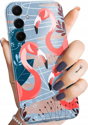 Etui Do Samsung Galaxy A55 5G Flaming Flamingi Ptaki Obudowa Case