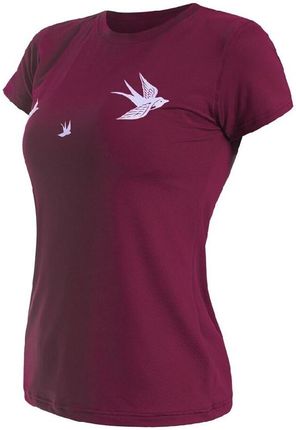 Damska koszulka Sensor Coolmax T Swallow Wielkość: S / Kolor: fioletowy