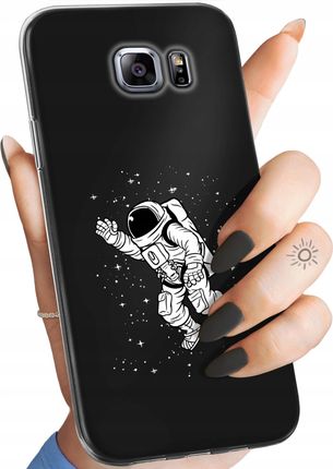 Etui Do Samsung Galaxy S6 Edge Astronauta Kosmonauta Rakieta Obudowa