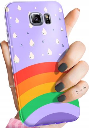 Etui Do Samsung Galaxy S6 Edge Tęcza Rainbow Obudowa Pokrowiec Case