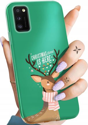 Etui Do Samsung Galaxy A41 Świąteczne Christmass Święta Obudowa Case
