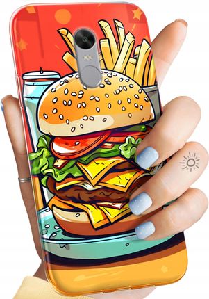 Etui Do Xiaomi Redmi Note 4 4X Hamburger Burgery Fast Food Jedzenie