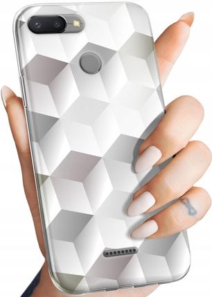 Etui Do Xiaomi Redmi 6 3D Geometryczne Iluzja Obudowa Pokrowiec Case